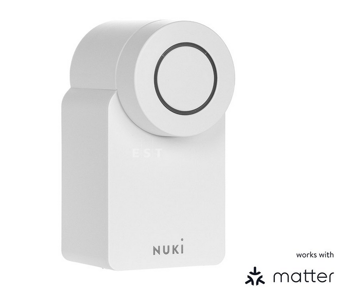Elektronický zámek Nuki Smart Lock 4. generace, bílý, s podporou standardu Matter (221009) Elektronický zámek Nuki Smart Lock 4. generace, bílý, s podporou standardu Matter (221009)